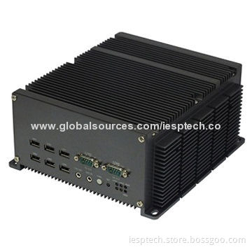 Fanless Embedded Computer, GM45 Chipset /10COM/6USB/2GLAN/2GB DDR3/320GB HDD/1xPCI104, 12 DC-in